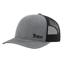 TREX - RICHARDSON TRUCKER CAP HEATHER GRAY - BLACK