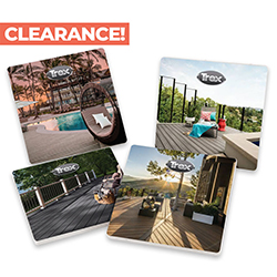 TREX - CERAMIC COASTERS - 4PC GIFT SET (WEST)