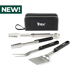 TREX - CUISINART 4 PIECE FOLDING GRILL SET