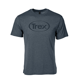TREX - TRI-BLEND TEE, CHARCOAL HEATHER
