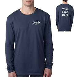 COBRAND TREX - NEXT LEVEL L/S TSHIRT INDIGO