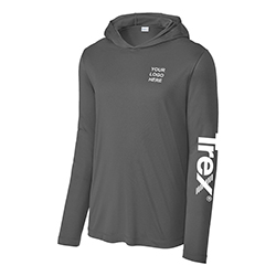 COBRAND TREX - POSI-UV L/S HOODIE, DARK GREY