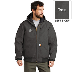 COBRAND TREX -CARHARTT QUILTED FLANNEL LINED DUCK JACKET