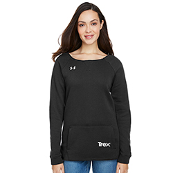 TREX - UNDER ARMOUR HUSTLE FLEECE CREW - LADIES