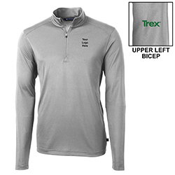 COBRAND TREX - CUTTER & BUCK VIRTUE 1/4 ZIP - MEN'S B&T