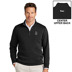 COBRAND TREX - BROOKS BROTHERS MEN'S KNIT 1/4 ZIP