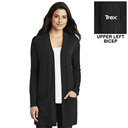 LADIES LONG POCKET CARDIGAN SWEATER