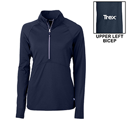 CUTTER & BUCK 1/2 ZIP PULLOVER -  LADIES