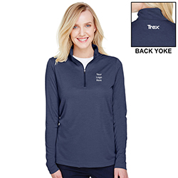 COBRAND TREX - HEATHER PERFORMANCE 1/4 ZIP -