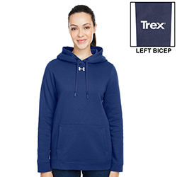 TREX - UNDER ARMOUR HUSTLE HOODED SWEATSHIRT - LADIES'