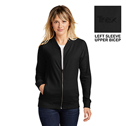 LADIES LIGHTWEIGHT FRENCH TERRY BOMBER