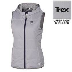 COBRAND TREX - CUTTER & BUCK CORA VEST - LADIES'