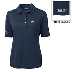 COBRAND TREXPRO PLATINUM CUTTER & BUCK VIRTUE POLO, LADIES