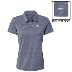 COBRAND TREXPRO PLAT - ADIDAS LADIES HEATHERED POLO