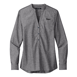 TREX - LADIES CHAMBRAY EASY CARE SHIRT