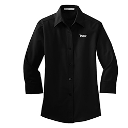 TREX - LADIES 3/4 SLEEVE EASY CARE SHIRT