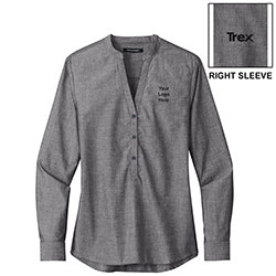 COBRAND TREX - LADIES CHAMBRAY EASY CARE SHIRT