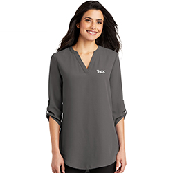 TREX - LADIES 3/4 SLEEVE TUNIC BLOUSE